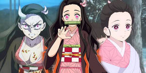 Diferitele faze ale vieții lui Nezuko din Demon Slayer — Demon Slayer Nezuko Fundal