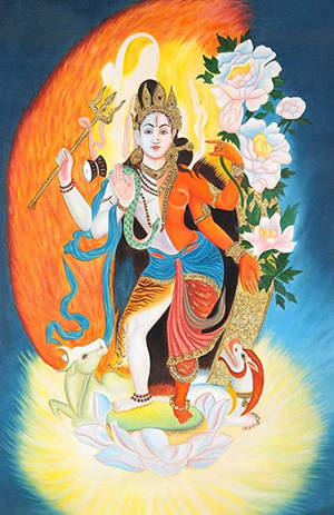 Divinitate Hindu în Credința Shakti — Honor MagicPad 3 Pro 12.3 Fundal