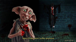 Dobby finalizând fanart Harry Potter — Harry potter estetic Fundal