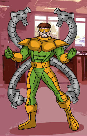 Fond de ecran telefon Doctor Octopus Cartoon Art — Honor Pad Fundal
