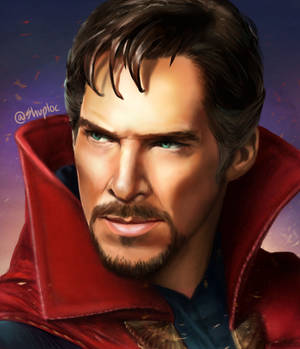 Doctor Strange close up wallpaper — Motorola Razr 70 Ultra Fundal