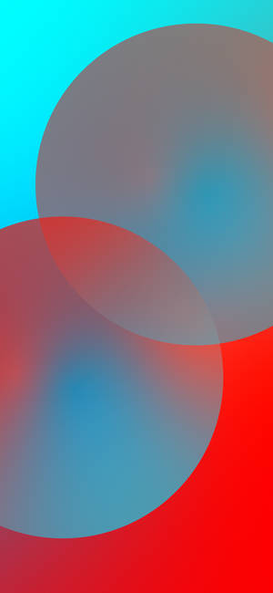 Două cercuri abstracte iPhone — Galaxy S25 Fundal