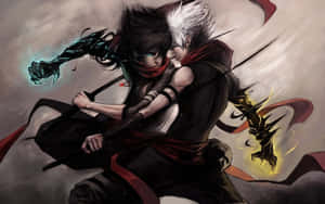 Imagini cu lupte anime — Anime fight Fundal