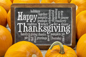 Dovleac 3D Drăguț de Ziua Recunostinței — Thanksgiving drăgut Fundal