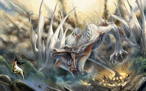 Dragon Japonez Alb Gigantic PC