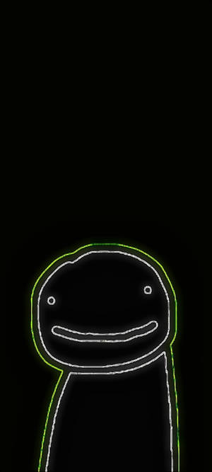 Wallpaper avatar luminescent Dream SMP — iPhone 13 Pro Fundal