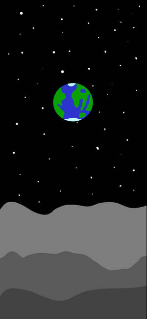 Fond de ecran Drippy Earth In Space — iPhone 17 Pro Fundal