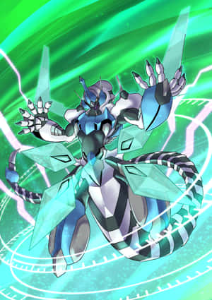 Duel intens și fascinant între dragoni Yu-Gi-Oh — iPhone Duo Fundal