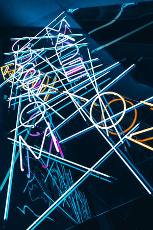 Tapet cu Dungi Neon Abstracte fundaluri