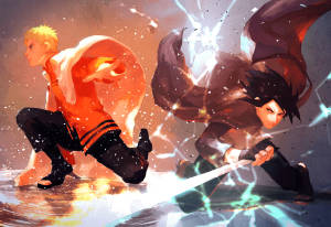 Wallpaper Duo adult Naruto și Sasuke — Naruto și sasuke Fundal