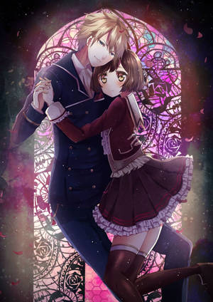 Fond de ecran cu duo de dans anime