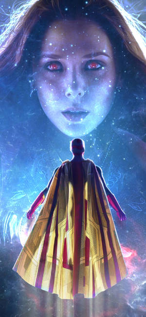 WandaVision space art wallpaper. — iPhone 11 Pro Fundal