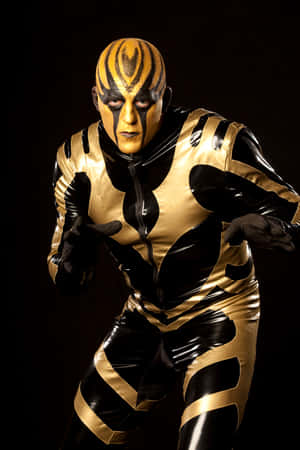 Dustin Rhodes în ținuta sa iconică Goldust — Huawei MatePad 11.5 (2025) Fundal