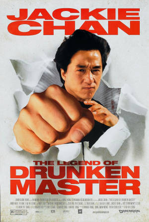 Dynamic Jackie Chan Spotlight - Artă Poster de Film — Huawei MatePad 11.5 S (2025) Fundal