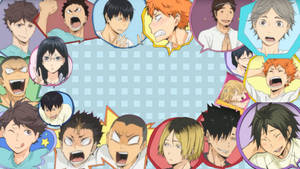 Echipa Karasuno Idoli Haikyuu Desktop — Anime laptop Fundal