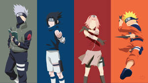 Echipa Naruto 7 Minimalist — Naruto Fundal