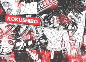 Demon Slayer Manga — Masca demon slayer Fundal