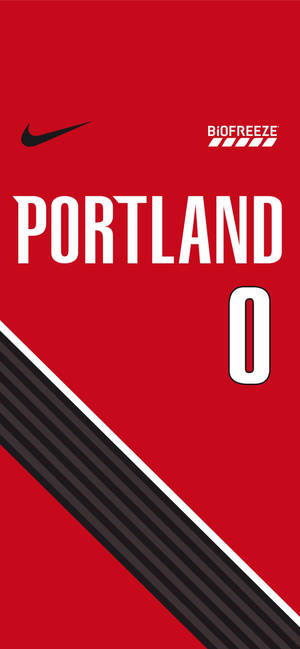 Editare tematică Damian Lillard jersey wallpaper — ROG Phone 9 Fundal