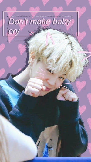 Editura Drăguță BTS Jimin Pisică — Pisică drăguță Fundal