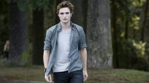 Wallpaper Edward în Pădure - The Twilight Saga — Twilight Fundal