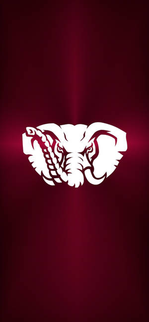 Fond de ecran Elefant metalic Alabama Crimson Tide — iPhone 13 Pro Max Fundal