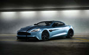 Elegant Aston Martin Vanquish în Mișcare — 1280x800 Fundal