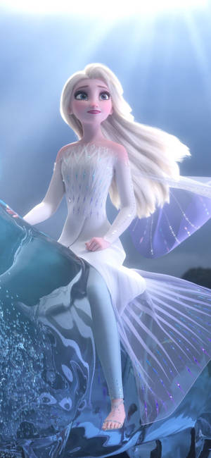 Elsa and the Nokk horse wallpaper — iPhone 16 Fundal
