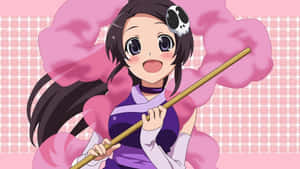 Elsie The World God Only Knows Agrafă de păr Craniu — Anime Fundal