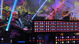 Wallpaper Elton John Pian Puncte Polka — Pro Display XDR Fundal