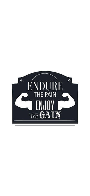 Endure Pain Motivational Iphone — iPhone 18 Fundal