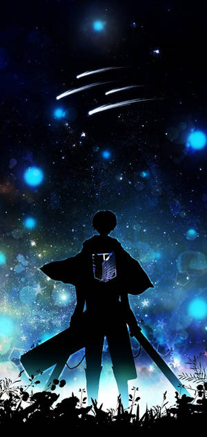 Eren Silhouette Attack On Titan iPhone — iPhone 13 Pro Max Fundal