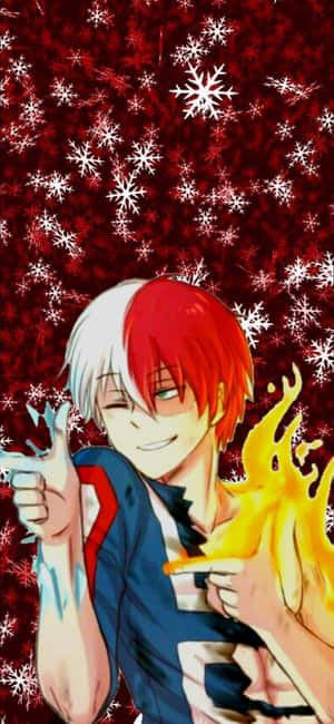 imagini Anime Christmas — Moto E Fundal
