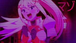 Fond de ecran Estetică Anime Roz Întuneric — Roz anime estetic Fundal