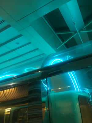 Imagini estetica neon albastru — iPad Fundal