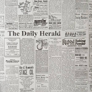 Estetică de ziar The Daily Herald — Estetică occidentală Fundal