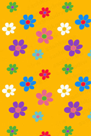 Estetică Indie Kid Flori Mici Colorate