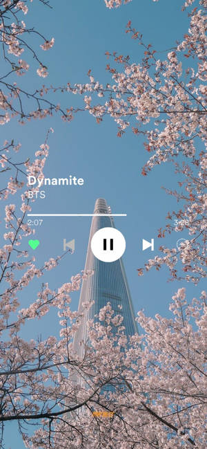 Estetică Muzicală BTS Dynamite wallpaper — iPhone 16 Fundal