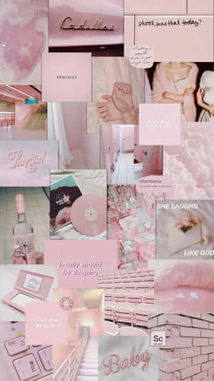 Imagini estetice pastel roz
