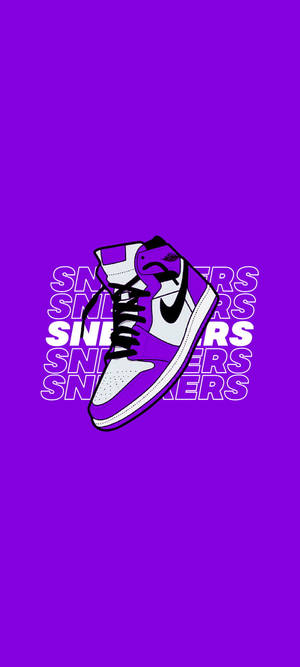 Purple Jordan — Galaxy A08 Fundal