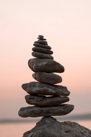 Estetică spirituală mindfulness piatră