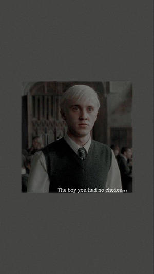 Estetică tristă Draco Malfoy — Estetic Harry Potter Fundal