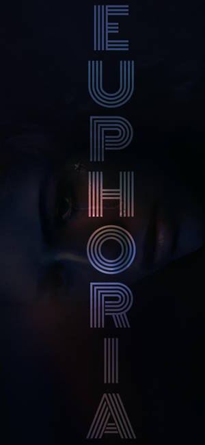 Euphoria vertical logo wallpaper — iPhone 16 Pro Fundal