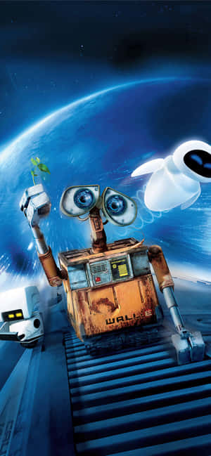 Wall E iPhone — Pixel 10 Pro XL Fundal
