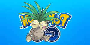 Exeggutor în poster Pokémon Go — GIF de gaming Fundal