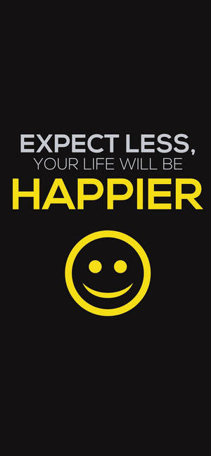 Expect Less Motivational Iphone — Galaxy S26 Fundal