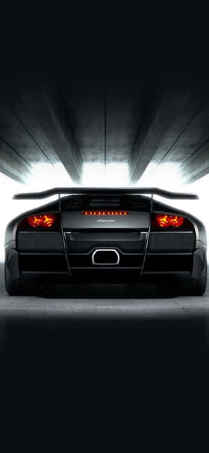 Black Lamborghini Iphone — Oppo Find X9s Fundal
