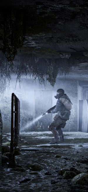 Iphone X Metro Last Light Fundal — Ecran de blocare Fundal