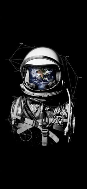 Astronaut Iphone — iPhone 16e Fundal
