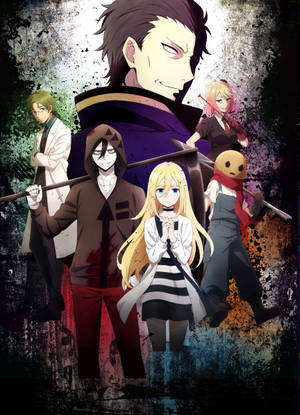 Angels Of Death artă poster animată wallpaper — Oppo Pad 5 Mat Display Fundal