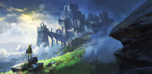 "Explorează lumea magică a The Legend of Zelda!" — Legend of zelda GIF Fundal